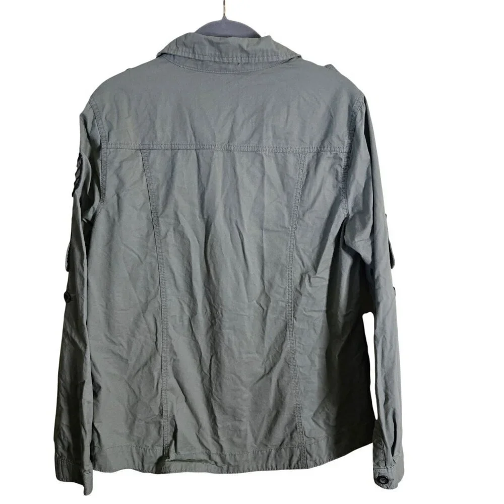 Ashley By 26 International Utility Collection Military Jacket Patches Size L